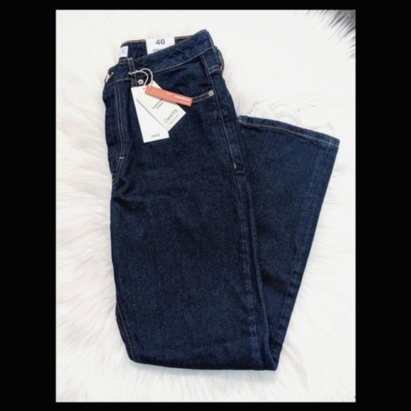 NWT Mango High Waisted Straight Leg - Picture 4 of 4